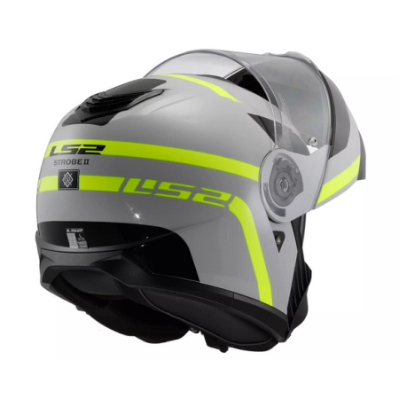 Kask szczękowy LS2 Strobe II Autox Grey Yellow